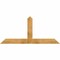 Ekena Millwork Portland Rough Sawn Timber Gable Bracket, Western Red Cedar, 72"W x 33"H x 2"D x 6"F, 11/12 Pitch GBW072X33X0206POR00RWR - alternate 1